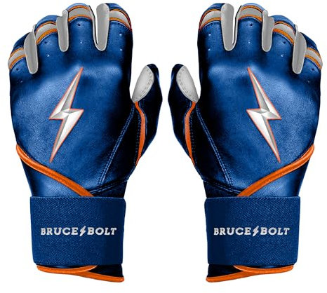 BRUCE BOLT Nimmo Series Schlaghandschuh, lang, Blau, Größe XL