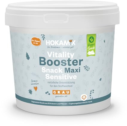 Grau - das Original - GRAU - Hokamix Vitality Booster Snack Maxi Sensitive, 1er Pack (1 x 4,5kg), Ergänzungsfuttermittel für Hunde