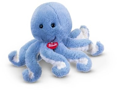 Trudi Pleuvre Bleu Ciel Cadeaux de mer en Peluche, Animaux sous-Marins et Plage. | 11x24x11cm Taille S | Sealife Depth | modèle 26576