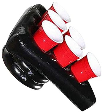 VICASKY Pvc Inflatable Beer Hat Tray Game Prop for Kids Carnival
