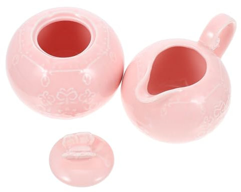 PHENOFICE Set Di Lattiere E Zuccheriere in Ceramica Tazza Da Latte Manico Tazza in Ceramica Porta Zucchero