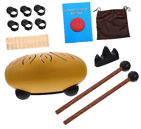VICASKY Zungentrommel aus Taschentrommel Ätherische Trommel Musikinstrument für Anfänger Entspannung und Meditation