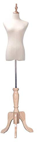 Schneiderpuppe für Damen, mit stabilem Sockel, für Bekleidungsgeschäfte, Schneidereien, Schaufenster, Theke, mit Ständer, weiß, ohne Arme