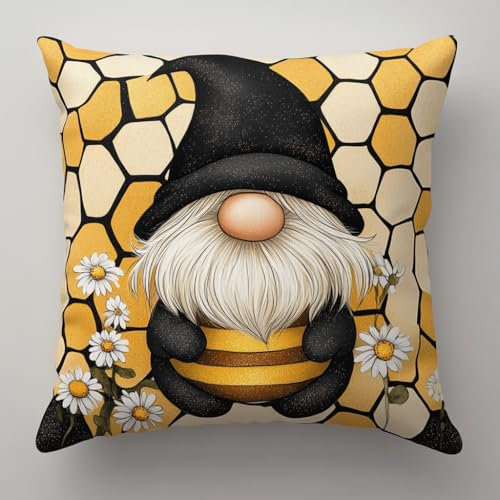 Taxpy Knüpfkissen-Set, Cartoon-Zwerg knüpfkissen knüpfset, Knüpfsets, Kreuzstich Knüpfkissen, DIY Kissen Knüpfset Mit Anleitung, Stickset, Kissenbezug 43x43cm