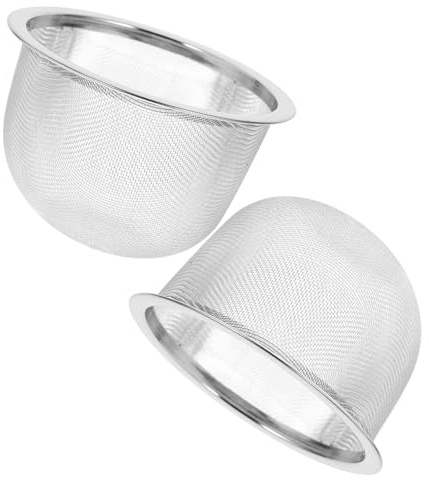 Baluue Infuseur À Thé En Acier Inoxydable 8.00 Cm - Passoire Fine Réutilisable Pour Tasse Et Théière Filtre Anti-Résidu Pour Feuilles De Et Noir Accessoire Cuisine Pratique