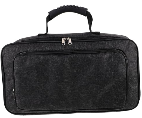 TOYANDONA Gitarrenpedaltasche für Effektgeräte Stoßfeste Aufbewahrungsbox mit Griff Gitarren-zubehör Pedalboards und Instrumentenakkorde Robuste Schutzhülle für Musikinstrumente