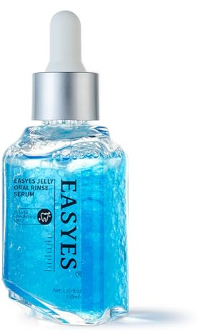 EASYES Daytime Refresh Mouthwash Serum, Fresh Breath Oral Care Rinse, Teeth Brightening, Gentle Enamel Care, Helps Reduce Bad Breath Odor, Alcohol-Free Daily Mouth Wash, Mint