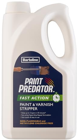 Bartoline Paint Predator 2.5L – Fast-Acting & Varnish Stripper – Removes Old Paint, Lacquer & Varnish in 30 Minutes