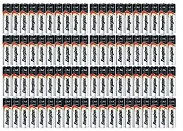 Energizer AA Max Alkaline E91 Batteries Made in USA - Expiration 12/2024 or later - 80 count
