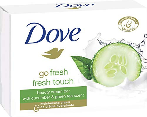 Dove Waschstück Creme Bar Seife go fresh Fresh Touch, 8er Pack(8 x 100 grams)