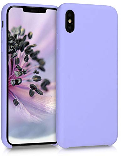 kwmobile Case Compatible with Apple iPhone XS Max Case - TPU Silicone Phone Cover with Soft Finish - Lavender