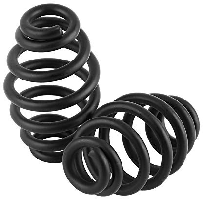 2pcs Molla di Sella Fissaggio Molle di Montaggio del Sedile in Acciaio 3 Regolabile per Moto(Black)