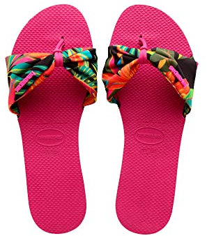 Havaianas You Saint Tropez Print, Sandali Donna, Pink Electric, 37/38 EU