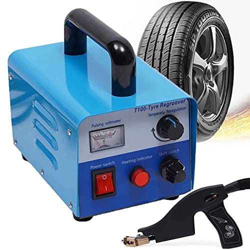 HNCXHX Machine De Rainure des Pneus 400w 220v,Outil De Rainure du Pneu éLectrique,Pneu De Caoutchouc Regroover Cutter Iron Iron Pneu Groover Machine ChaufféE pour Le Pneu De Voitures De Camion