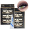 Lashes False Eyelashes, Fluffy Eyelash Strip Lash Wispy Volume Handmade Lashes, 6 Pairs 3D Thick Long Fake Lashes with Glue, Natural Cross Fake Eye lashes for Daily and Party