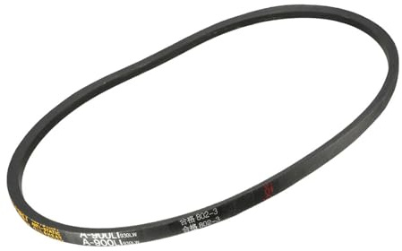 Kozelo A900 Keilriemen - [930mm Länge x 8mm Dicke x 13mm Breite] A-Sektion Gummiantriebsriemen für die Kraftübertragung, Schwarz, 40 Grad