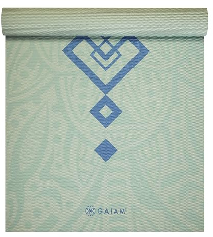 Gaiam Print Yoga Mat, Non Slip Exercise & Fitness Mat for All Types of Yoga, Pilates & Floor Exercises