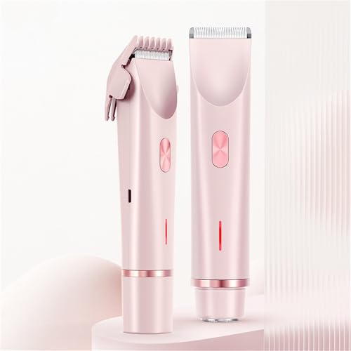 2-in-1-Körperrasierer für Frauen,Intimrasierer für Frauen,Elektrischer Rasierer Damen Nass und Trocken für Gesicht Beine Körper