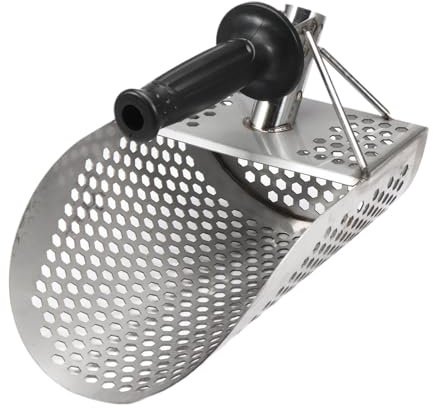 Stainless Steel Sieve Shovel, Metal Detector Shovel | Quick Sieving Shovel for Underwater Use, Metal Detector, Beach Finding Shovel, Digging Shovel, Quick Sieving Shovel,