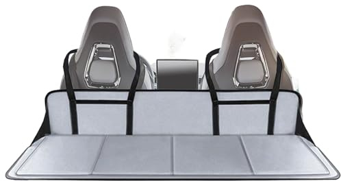 Extensión de colchón para Asiento Trasero de Coche, Extensor Plegable para Asiento Trasero de vehículo, Extensor de colchón para Dormir sin piernas para mochileros, Viajes, Viajes al Aire Libre