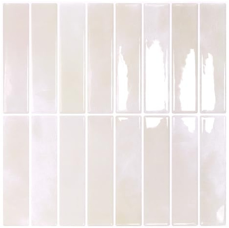10 Piezas Azulejos Adhesivos Cocina, 3D Impermeable y Resistente al Aceite Azulejos Adhesivos Baño, 30.5×30.5cm Revestimiento Pared PET, Baldosas Adhesivas Pared Adecuados Para Cocinas, Baño (Beige)