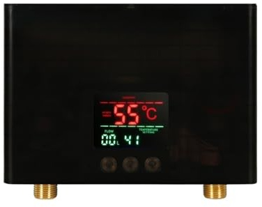Chauffe-eau instantané 3000 W, chauffage électrique mural for salle de bain, douche à eau chaude,avec une bonne isolation(Zwart)