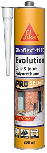 Sika - Mastic-Colle - Sikaflex-11 FC Evolution Purform, Blanc - Colle et Mastic polyuréthane PU - Multi-usages - Haute performance 2 en 1 pour collage puissant et joint élastique - Int/Ext - 300ml