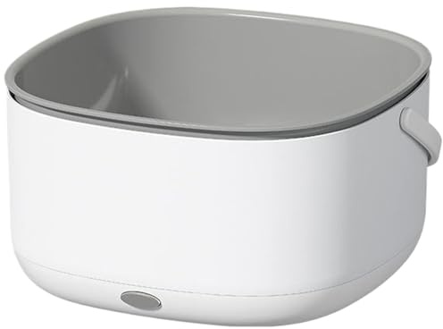 Fruit and Vegetable Washing Machine, Ultrasonic 360 Degree Vegetable Cleaner with Draining Holes & Handle, 9x9x5 Capacious Fruit Cleaner for Home Use