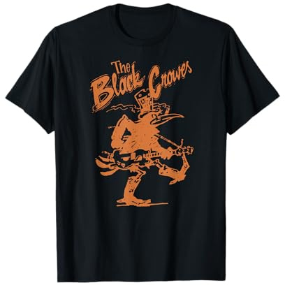 Official The Black Crowes Original Logo Retro Band Rock T-Shirt