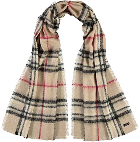 FRAAS Cashmink Schal 63 x 200 cm - Weicher als Kaschmir - Made in Germany - Stola kariert für Damen - Perfekt für Herbst und Winter