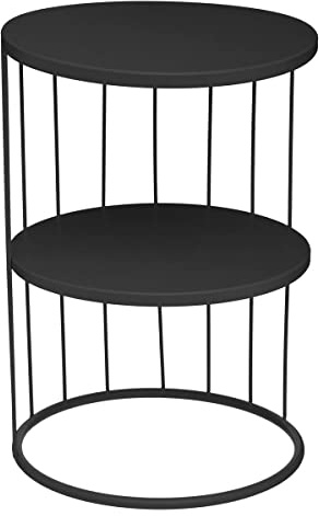 Beistelltisch Kobu schwarz - Schwarz - Atmosphera créateur d'intérieur