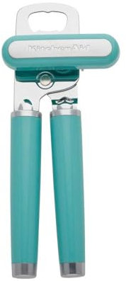 KitchenAid Classic Multifunction Can Opener/Bottle Opener, 8.34-Inch, Aqua Sky