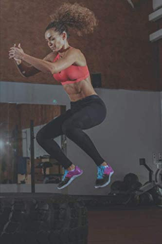 Leichtathletik Trainingsbuch: Tagebuch für alle Leichtathleten und Sportler ♦ Trainingsjournal für über 100 Einträge ♦ 6x9 Format ♦ Motiv: Sprung