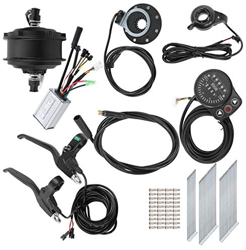 Alomejor Elektrofahrrad Umbau 48V 250W Motor 24in 12G Felge KT900S Meter Fahrrad Umbau Elektrosatz Passend für 24in Felgen(Vorläufer)