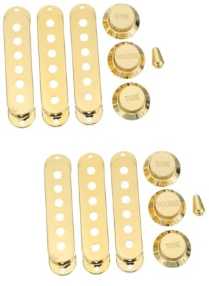 TOYANDONA 14 Stk Pickup-Kappe E-Gitarren-Tonabnehmer Vintage Coil-Pickup-Abdeckungen gitarren zubehör Humbucker-Protektoren -Pickup-Abdeckungen Bass Schutz Pickup-Fall Doppelspule 2t