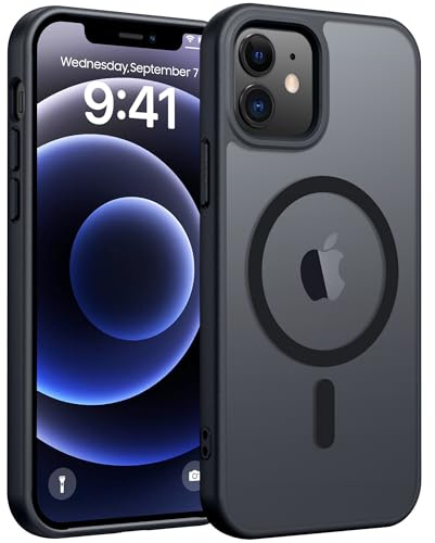 FNTCASE für iPhone 13 Mini Hülle: iPhone 12 Mini Handyhülle Magnetische Translucent Matte Militär Fallschutz Anti Vergilbung Handyhülle - Robuste langlebige stoßfeste Schutzhülle, 5,4 Zoll