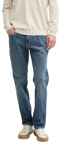 TOM TAILOR herrjeans Marvin rak, 10110 – blå denim, 32W x 34L
