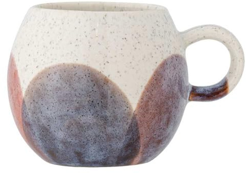 Bloomingville Paula Tasse 275 ml, Steingut, D9 cm, H8 cm – Perfekt für deinen täglichen Kaffee- oder Teegenuss, edler Kaffeebecher für deinen Frühstückstisch