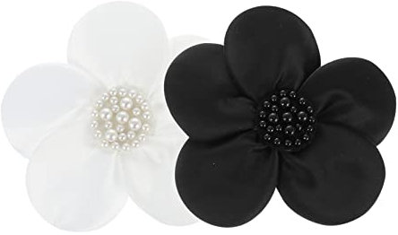 KONTONTY 2stücke Blumen Stickerei Patches Dekorative Blättrige Blütenapplikationen Für Kleidung Projekte Modeaccessoires
