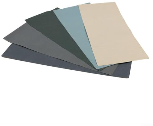 Nass- und Trockenschleifpapier-Sortiment 1500, 2000, 2500, 3000, 5000, 7000, hohe Körnung, Schleifpapier, 22,9 x 9,1 cm, Schleifpapier für Automobilschleifen, Holzmöbel, Finishing