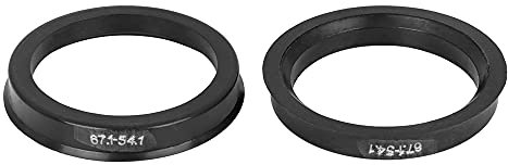 TANGSIYANG Zentrierringe 4 stücke Auto Hub Centric Ringe Rad Bohrung Zentrum Spacer Hub Ringe 57,1-54,1 66,6-57,1 67,1-54,1 67,1-56,1 67,1-58,1 67,1-59,1 Mm Radnaben Zentrierringe(4pcs 67.1-58.1mm)