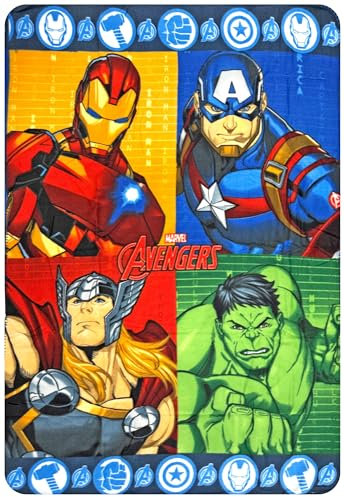 Clondo Coperta Plaid Per Bambini, Per Avengers Fan, Morbido Pile, Idea Regalo Bambino, Gadget, Super Soffice