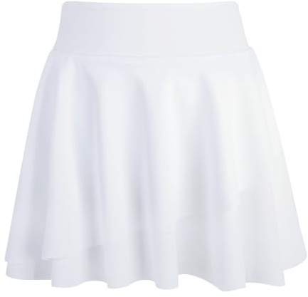 Bezioner Tennisrock Mädchen,Hohe Taille Hosenrock Faltenrock mit Taschen Hose Golf Skorts Plissierte Skater Sportrock Kinder Schuluniform