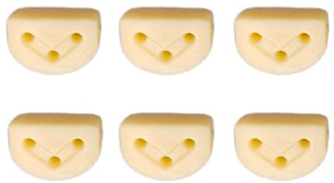 6 x klassische Gitarrenrollen, Saitenbäume, Gitarrensaiten, Stegperlen, Nylon-Saitenhalter für Akustikgitarre