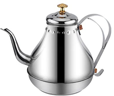 NEBE Bollitore Pentola ad induzione Bollitore in Acciaio Inox Acciaio Inossidabile Teiera Teiera Filtro del bollitore di Grande capacità Teiera Teiera(1.8L)