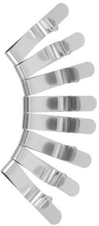DOITOOL 8 Stück Edelstahl Tortenring Clips Backzubehör Formstabil Mousse Ring Halter Für Kuchen Backen Zuhause Und Profi