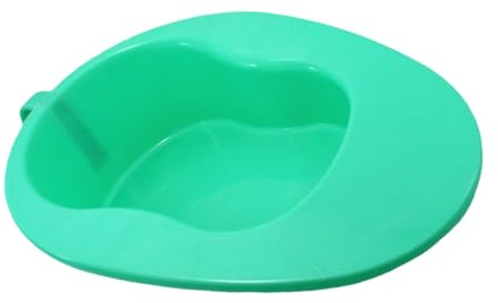 VALICLUD Bassine de Lit Urinoir pour Patient Alité Poignée, Plastique, Capacité Standard, Utilisation Hospitalière Domicile, Soins Infirmiers, Femmes Enceintes et Personnes Âgées
