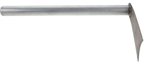 CIYODO azada Manual de Metal para Tierra Herramienta x Herramienta de deshierbe azada de Arranque pequeña agrícola agrícola cultivador de jardín escardador Silver