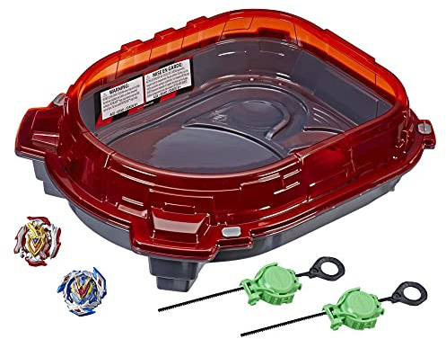 Beyblade Burst Turbo Slingshock Rail Rush Battle Set - Complete Set Burst Beystadium, Battling Tops, and Launchers (Amazon Exclusive)