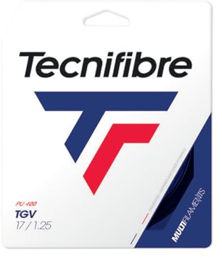 Tecnifibre Unisex – Erwachsene Tgv 12m Saitenset-Schwarz Tennissaite